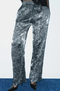 PANTALÓN LENTEJUELAS ZW COLLECTION