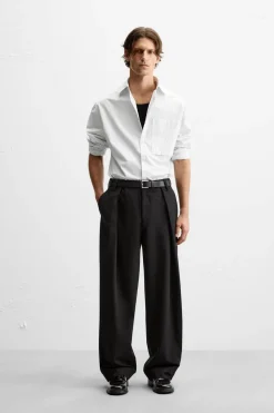 PANTALÓN OVERSIZE FIT PLIEGUES