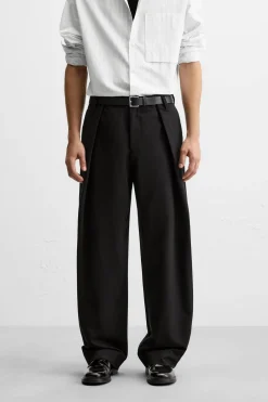 PANTALÓN OVERSIZE FIT PLIEGUES