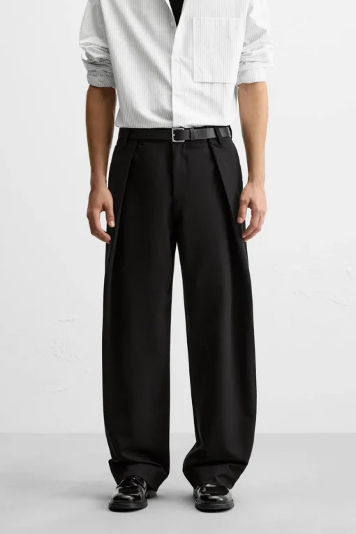 PANTALÓN OVERSIZE FIT PLIEGUES