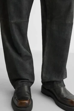 PANTALÓN PIEL EFECTO VINTAGE