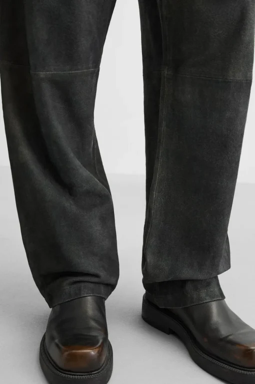 PANTALÓN PIEL EFECTO VINTAGE