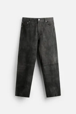 PANTALÓN PIEL EFECTO VINTAGE