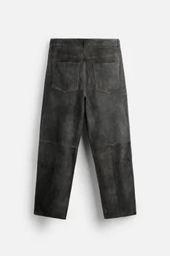 PANTALÓN PIEL EFECTO VINTAGE