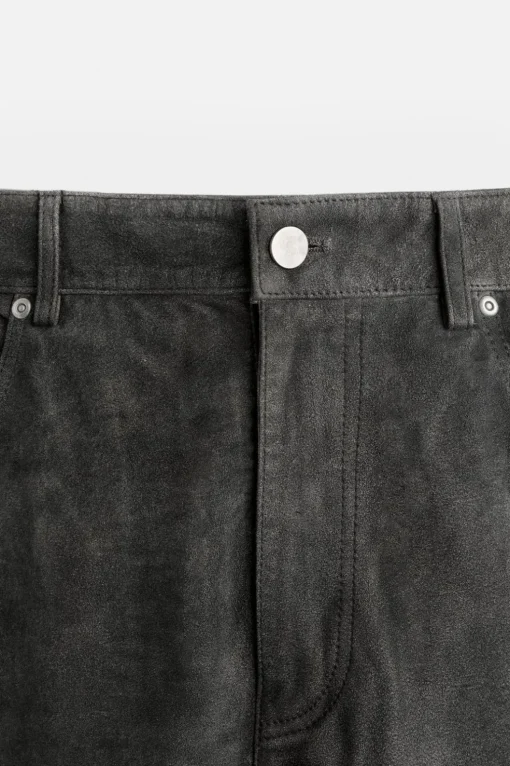 PANTALÓN PIEL EFECTO VINTAGE