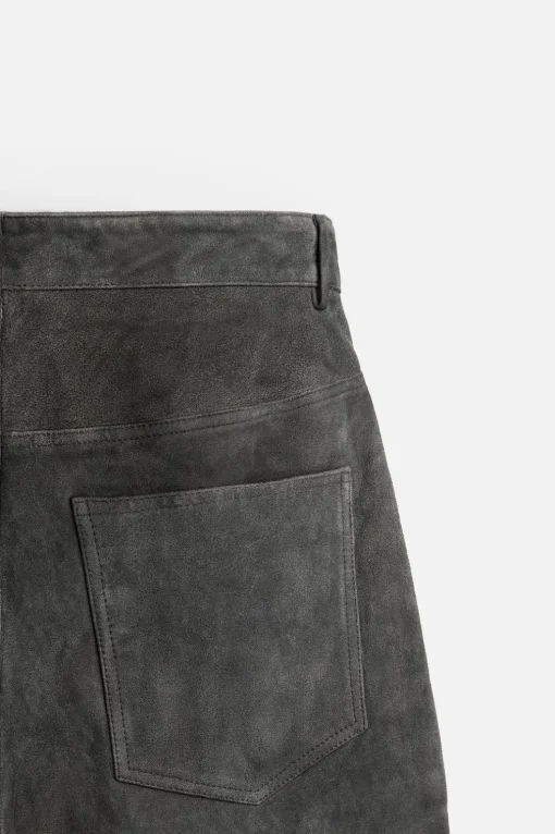 PANTALÓN PIEL EFECTO VINTAGE