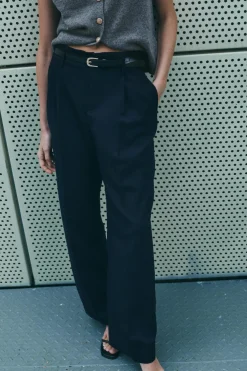PANTALÓN PINZAS CINTURÓN