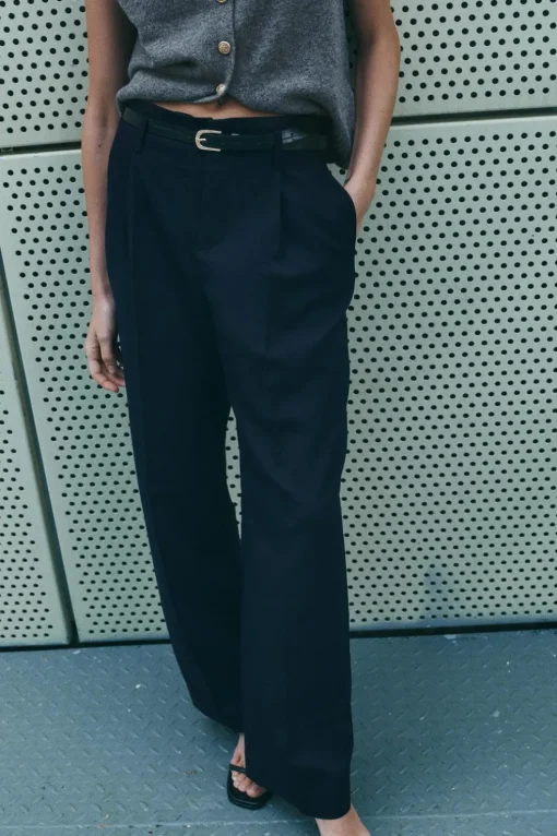 PANTALÓN PINZAS CINTURÓN
