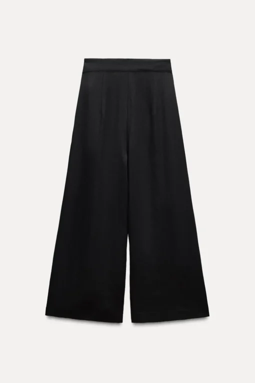 PANTALÓN PINZAS MEZCLA LINO ZW COLLECTION