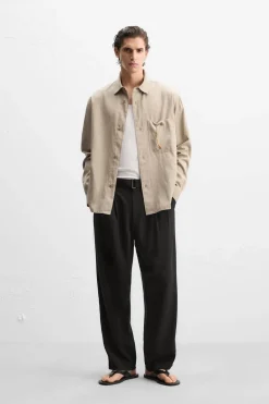 PANTALÓN PLIEGUES CINTURÓN