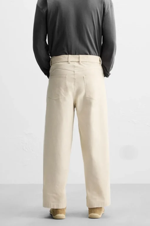 PANTALÓN PLIEGUES CINTURÓN