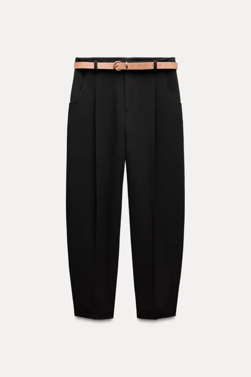 PANTALÓN PLIEGUES CINTURÓN