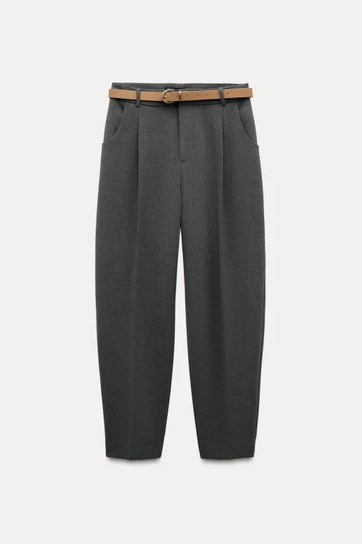 PANTALÓN PLIEGUES CINTURÓN