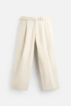 PANTALÓN PLIEGUES CINTURÓN