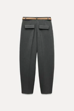 PANTALÓN PLIEGUES CINTURÓN