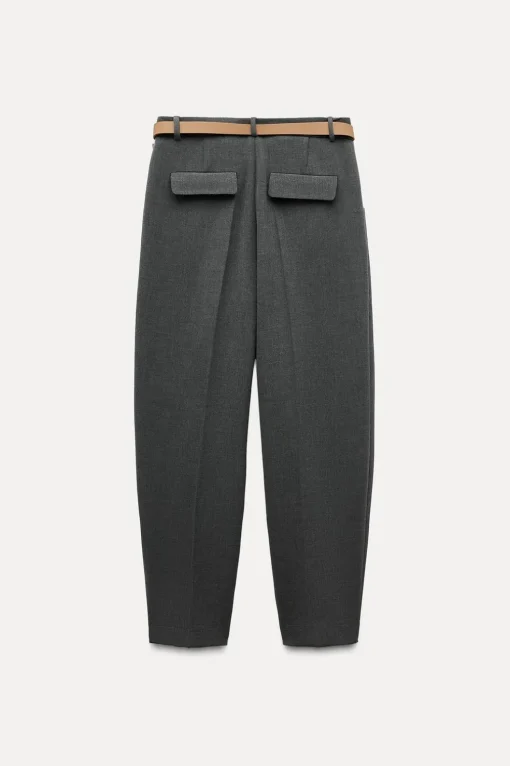 PANTALÓN PLIEGUES CINTURÓN
