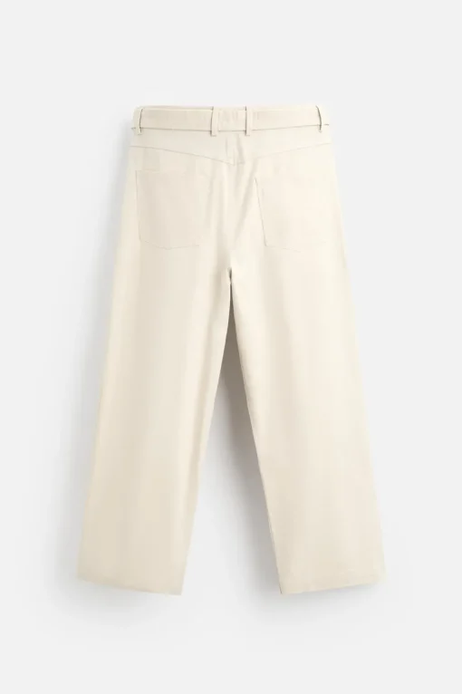 PANTALÓN PLIEGUES CINTURÓN