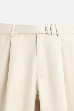 PANTALÓN PLIEGUES CINTURÓN