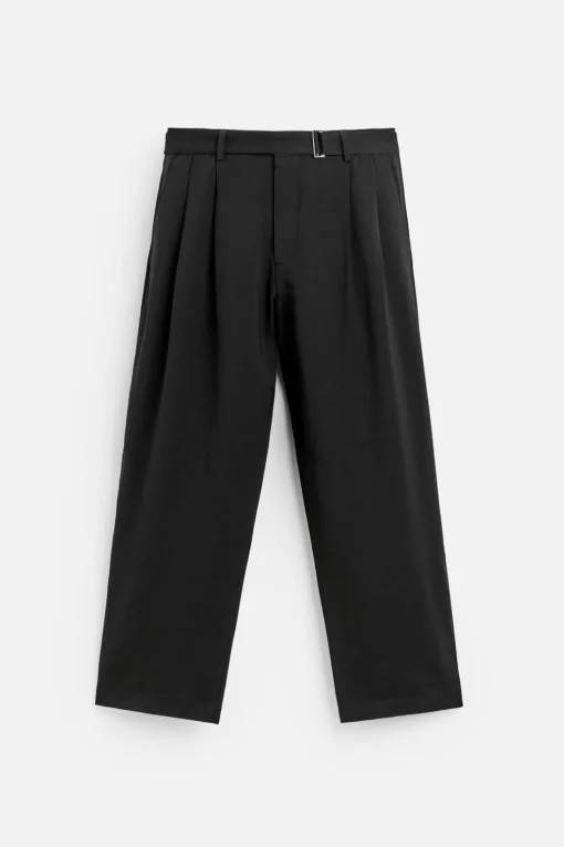 PANTALÓN PLIEGUES CINTURÓN