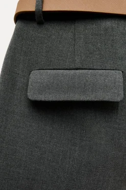 PANTALÓN PLIEGUES CINTURÓN