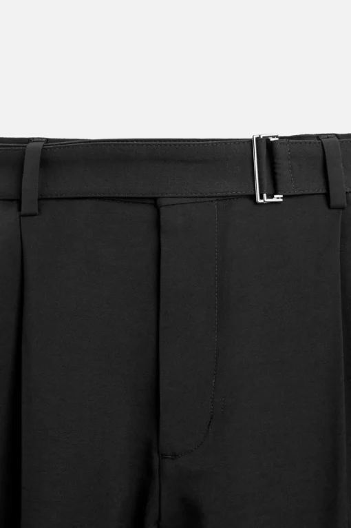 PANTALÓN PLIEGUES CINTURÓN