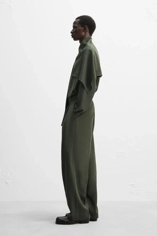 PANTALÓN PLIEGUES CINTURÓN X NANUSHKA