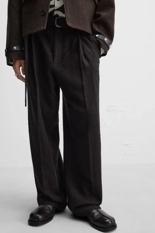 PANTALÓN PLIEGUES CINTURÓN X NANUSHKA