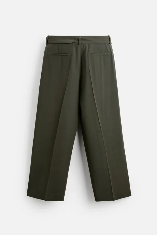 PANTALÓN PLIEGUES CINTURÓN X NANUSHKA