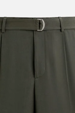 PANTALÓN PLIEGUES CINTURÓN X NANUSHKA
