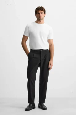 PANTALÓN PLIEGUES CON VISCOSA