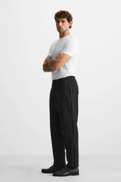 PANTALÓN PLIEGUES CON VISCOSA