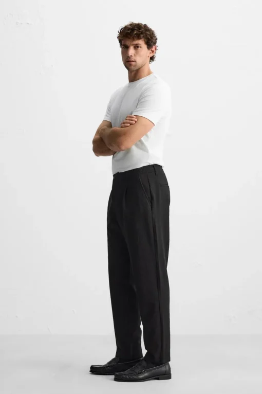 PANTALÓN PLIEGUES CON VISCOSA