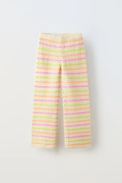 PANTALÓN PUNTO CROCHET RAYAS