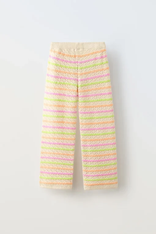 PANTALÓN PUNTO CROCHET RAYAS