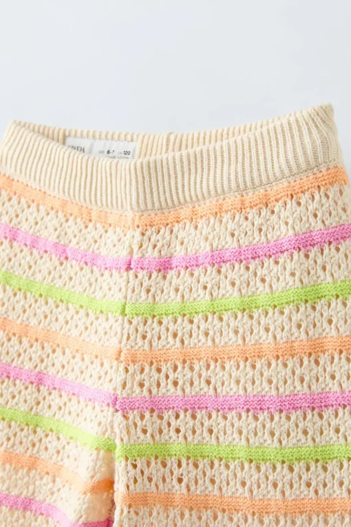 PANTALÓN PUNTO CROCHET RAYAS
