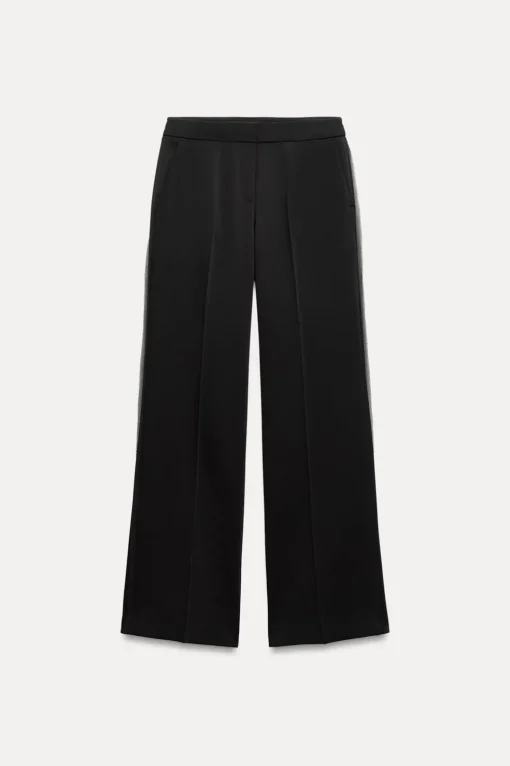 PANTALÓN RECTO BANDA LATERAL COMBINADA