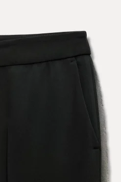 PANTALÓN RECTO BANDA LATERAL COMBINADA