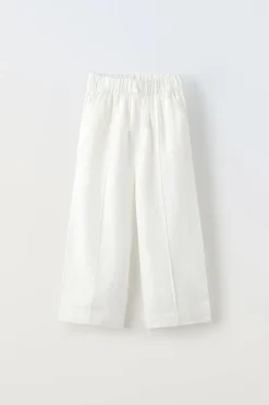 PANTALÓN RECTO LINO