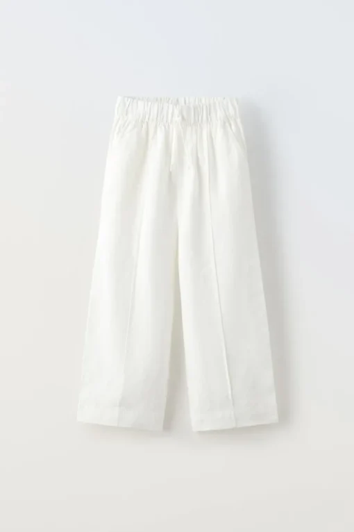 PANTALÓN RECTO LINO