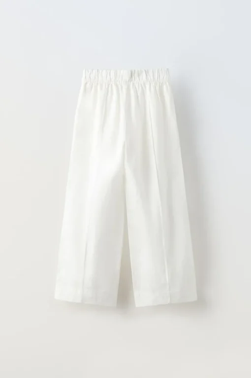 PANTALÓN RECTO LINO