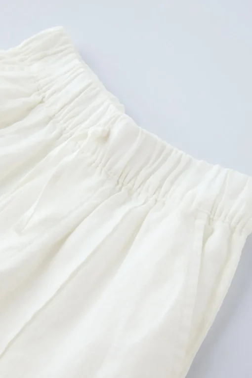 PANTALÓN RECTO LINO