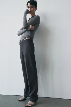 PANTALÓN RECTO TIRO BAJO ZW COLLECTION