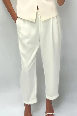 PANTALÓN RECTO VUELTA BAJO