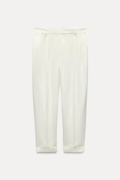 PANTALÓN RECTO VUELTA BAJO