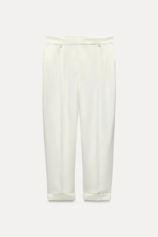 PANTALÓN RECTO VUELTA BAJO