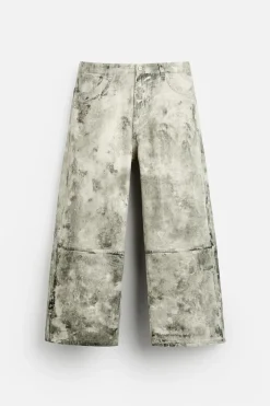 PANTALÓN RELAXED FIT ESTAMPADO ABSTRACTO