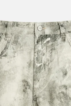 PANTALÓN RELAXED FIT ESTAMPADO ABSTRACTO
