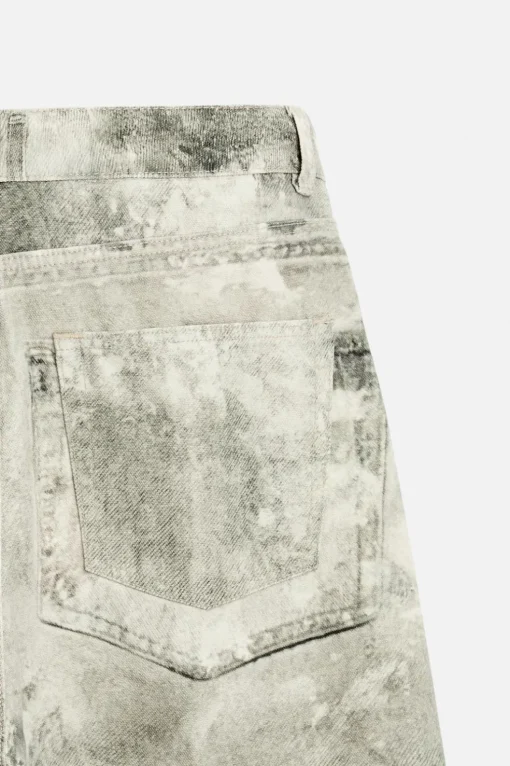 PANTALÓN RELAXED FIT ESTAMPADO ABSTRACTO