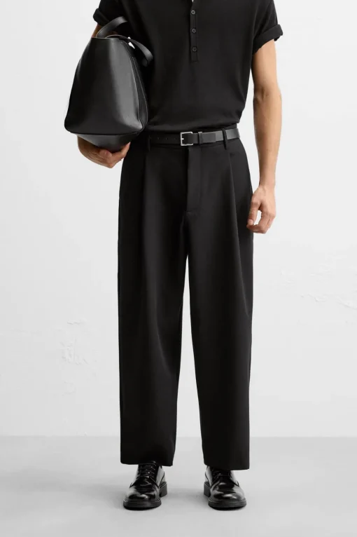 PANTALÓN RELAXED FIT PLIEGUES