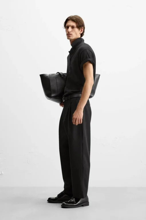 PANTALÓN RELAXED FIT PLIEGUES